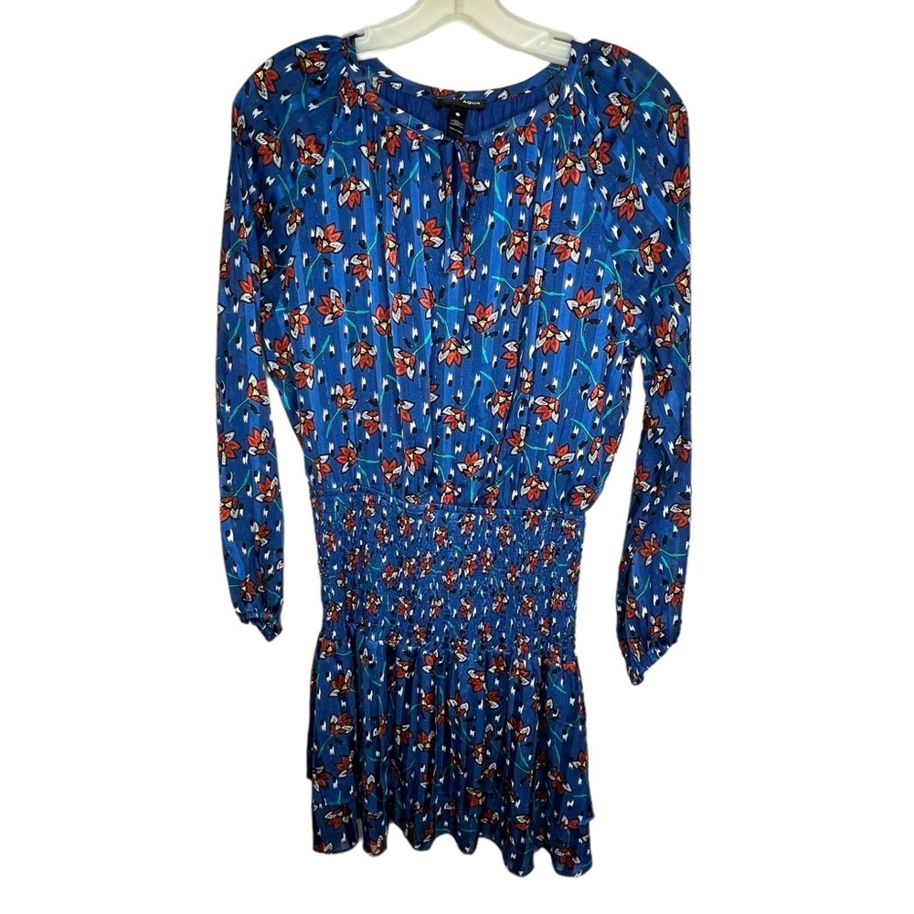 Aqua Floral Dress